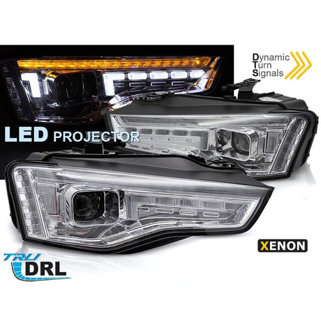 AUDI A5 8T 2011-2016 Fari Anteriori Full LED Frecce Dinamiche - Sequenziali