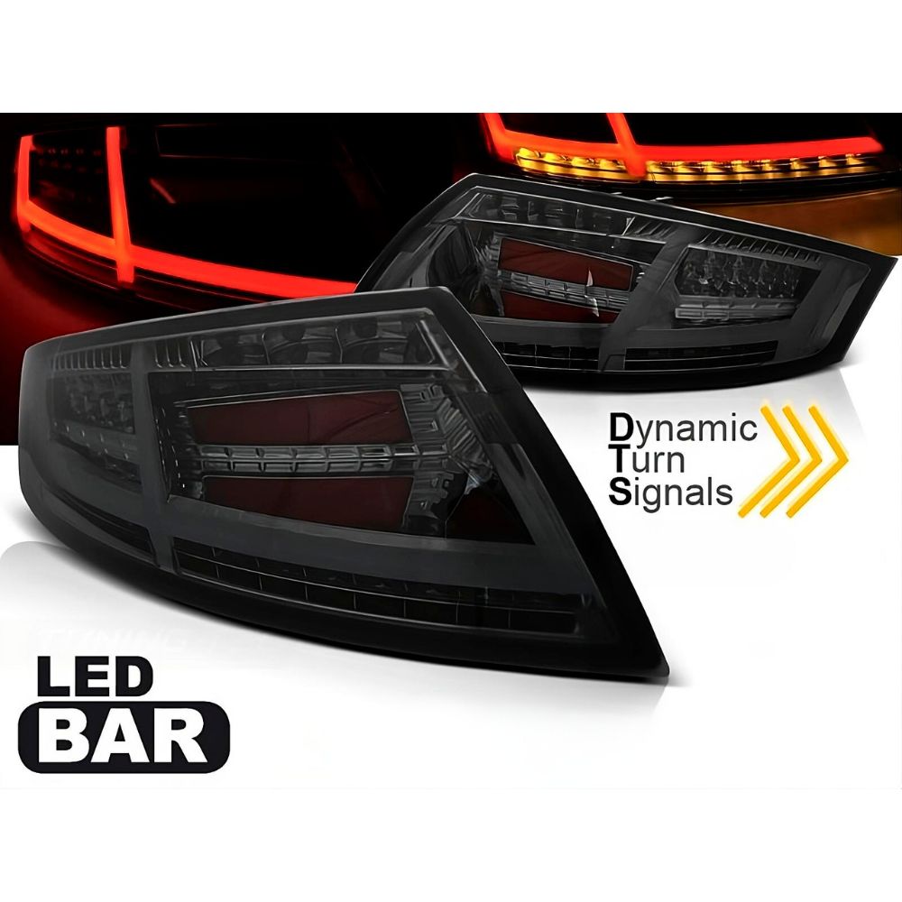 Audi TT 8J 2006-2014 Fanali Posteriori Full LED Lightbar - Freccia Dinamica