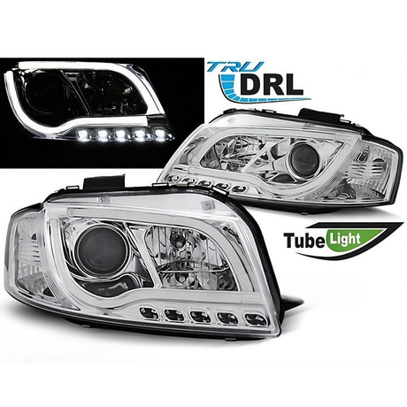 Audi A3 8P 8PA 2003-2008 Fari Anteriori LED DRL TRU Lightube