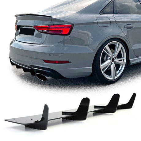 Audi A3 RS3 8V Berlina 16-20 Separatore Sotto Paraurti Diffusore Posteriore