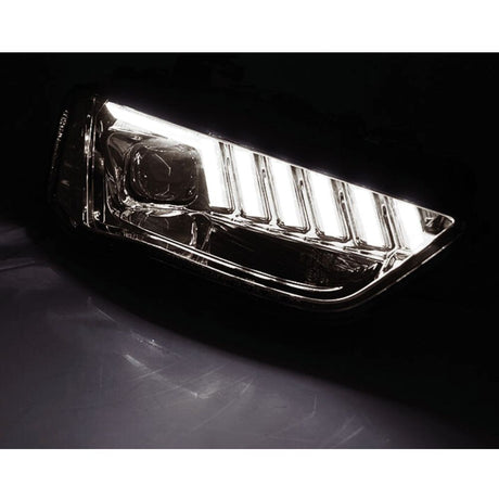 Audi A4 B8 8K 2011-2015 Fari Anteriori LED Matrix Cromato H7