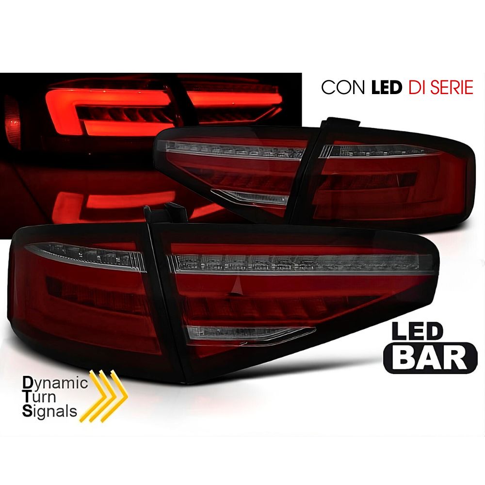 Audi A4 B8 Berlina 2011-2015 Fanali Posteriori Full LED OEM