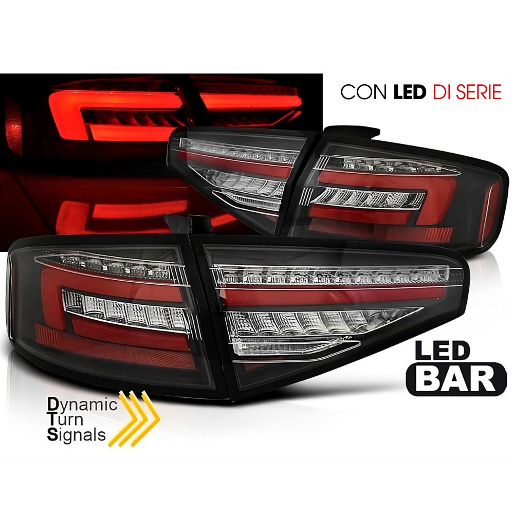 Audi A4 B8 8K Berlina 2011-2015 Fanali Posteriori Fari Full LED