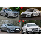 Audi A4 B9 2015-2019 Griglie Fendinebbia RS4 a Nido D'ape