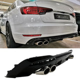 Audi A4 B9 8W Facelift S-Line 2020- Diffusore Posteriore S4 Look