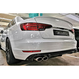 Audi A4 B9 8W Facelift S-Line 2020- Diffusore Posteriore S4 Look