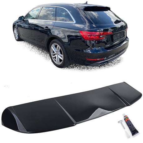 Audi A4 B9 8W Avant 2015-2022 Spoiler Tetto Nero Lucido