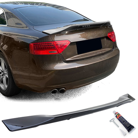 Audi A5 8F Cabrio 07-16 Spoiler Posteriore Cofano Nero Lucido