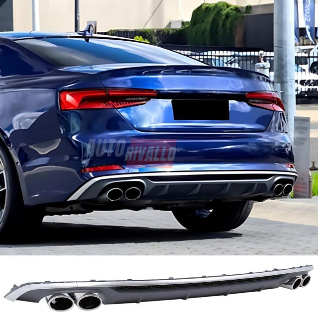 Audi A5 F5 S-Line 2016-2019 Diffusore S5 Look Doppia Uscita