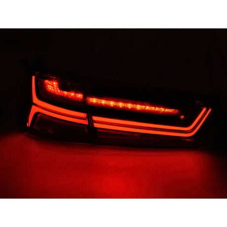 Audi A6 4G C7 2010-2014 Fanali Posteriori Full LED Lightbar Nero