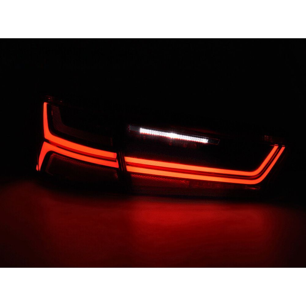 Audi A6 4G C7 2010-2014 Fanali Posteriori Full LED Lightbar Nero