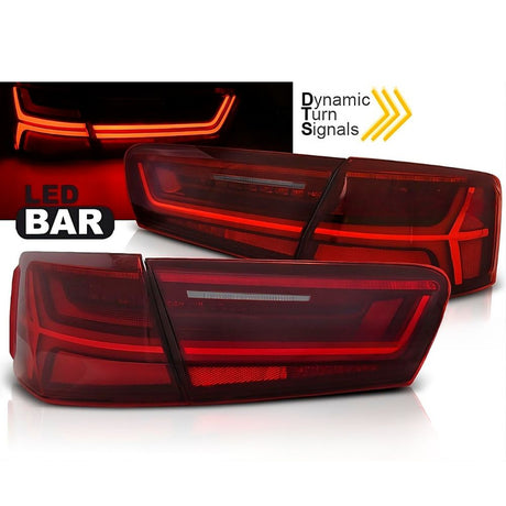 Audi A6 4G C7 2010-2014 Fanali Posteriori Full LED Lightbar