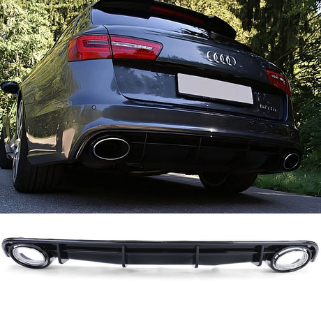 Audi A6 4G C7 S-Line 2015-2018 Diffusore Sotto Paraurti RS6 Look