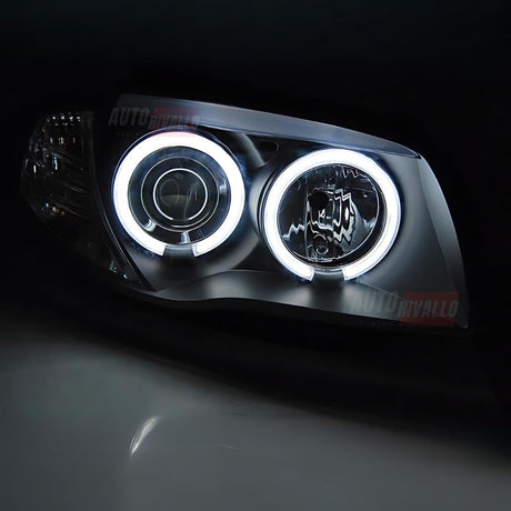 BMW 1 E87 E81 E82 E88 04-11 Fari Anteriori LED Angel Eyes CCFL