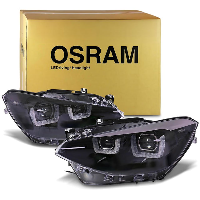 BMW Serie 1 F20 F21 2010-2014 Fari Anteriori Full LED Osram