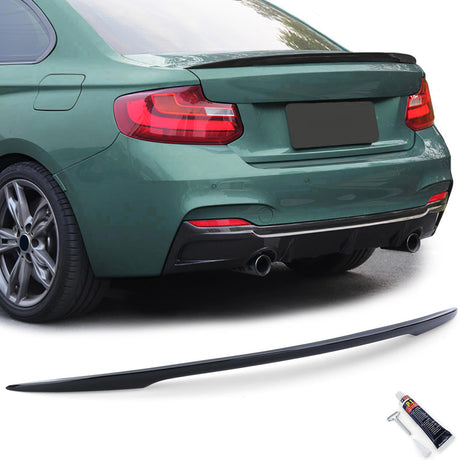 BMW Serie 2 F22 Coupé 2013-2021 Spoiler Cofano Posteriore Nero Lucido