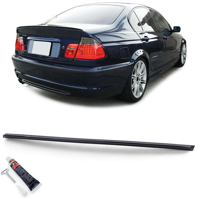 BMW Serie 3 E46 Berlina 1998-2005 Spoiler Cofano Nero Lucido