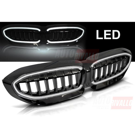 BMW Serie 3 G20 G21 19-22 Griglia Radiatore LED M Sport Nero