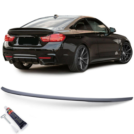 BMW Serie 4 F32 Coupé 2013-2021 Spoiler Cofano Nero Lucido