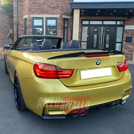 BMW Serie 4 F33 Cabriolet 2013-2021 Spoiler Cofano in Carbonio M4 Sport