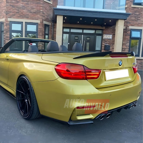 BMW Serie 4 F33 Cabriolet 2013-2021 Spoiler Cofano in Carbonio M4 Sport