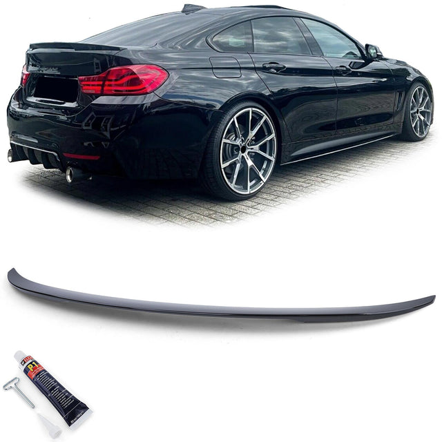 BMW Serie 4 F36 Gran Coupé 2014-2021 Spoiler Cofano Nero Lucido