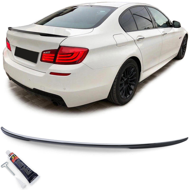 BMW Serie 5 F10 F18 2010-2016 Spoiler Cofano Nero Lucido