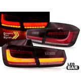 BMW Serie 3 F30 2011-2019 Fanali Posteriori Full LED Lightbar