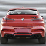 BMW X4 G02 2018-2024 Spoiler Cofano Posteriore Nero Lucido