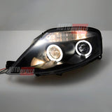 Citroen C3 2002-2009 Fari Anteriori Angel Eyes LED Bianchi