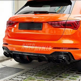 Audi Q3 S-Line 2019, 2020, 2021, 2022, 2023, Diffusore Posteriore In Ottica RSQ3