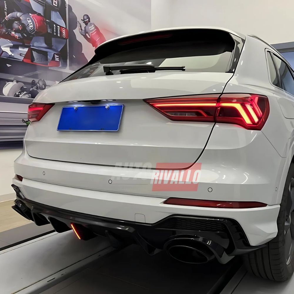 Audi Q3 S-Line 2019, 2020, 2021, 2022, 2023, Diffusore Posteriore In Ottica RSQ3