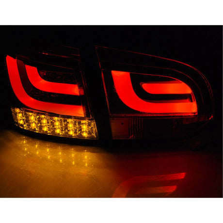 VW Golf 6 2008-2012 Fanali Posteriori LED Lightbar Fumè