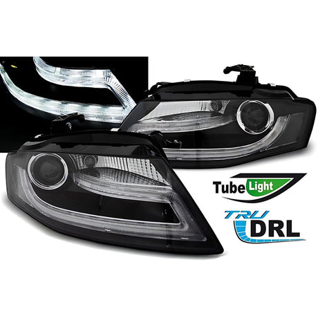 Audi A4 B8 2007-2011 Fari Anteriori Luci Diurne Tube DRL LED