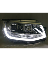 VW Transporter T6 2015-2019 Fari Anteriori Luci Diurne LED Cromati