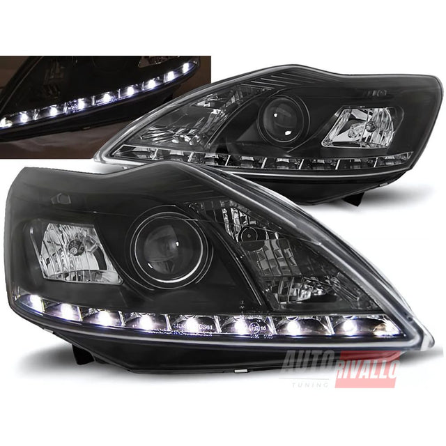 Ford Focus 2 Restyling 2008-2011 Fari Anteriori LED Diurne