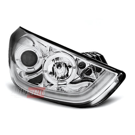 Hyundai IX35 2010-2013 Fari Anteriori LED Lightube Cromati