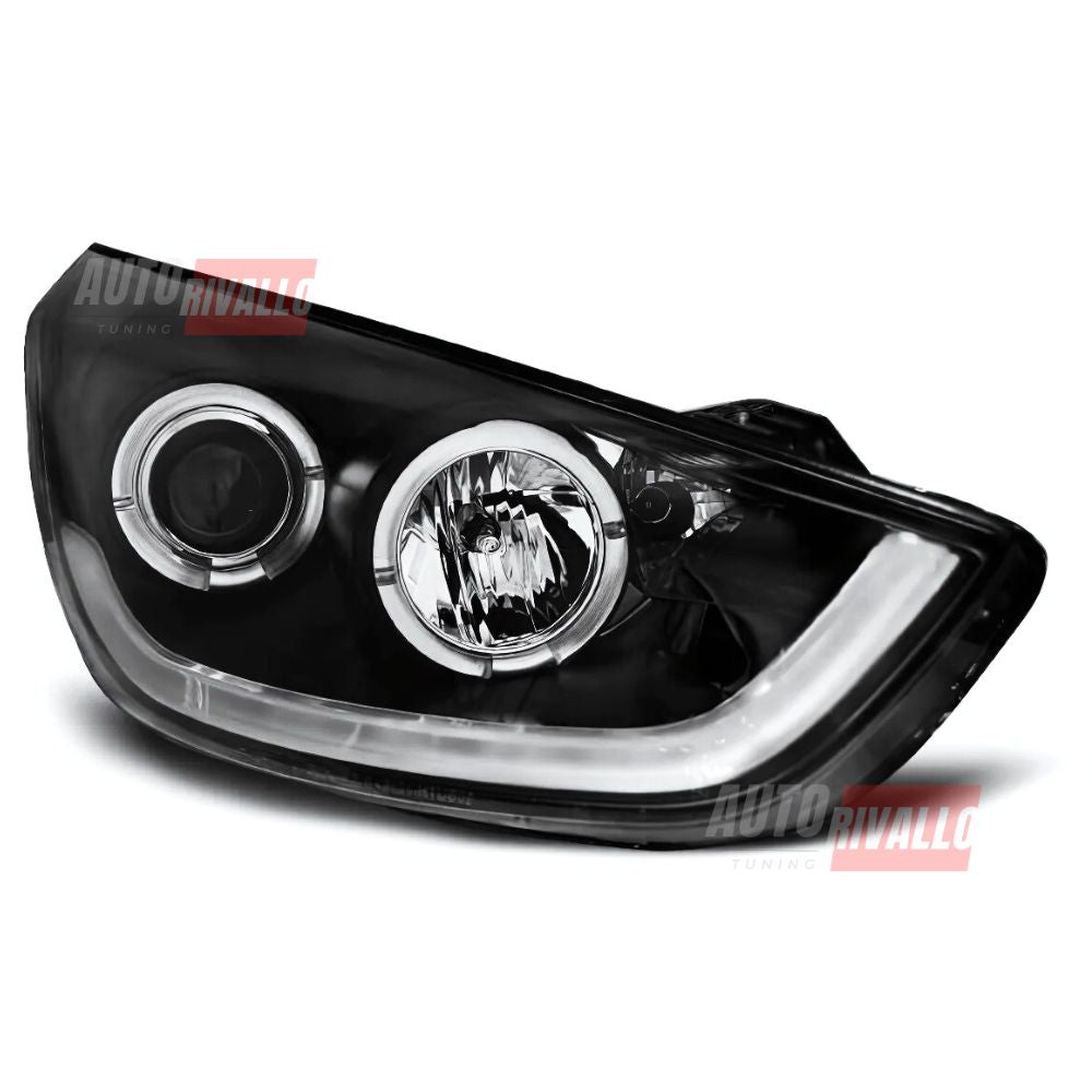 Hyundai IX35 2010-2013 Fari Anteriori LED Lightube Neri