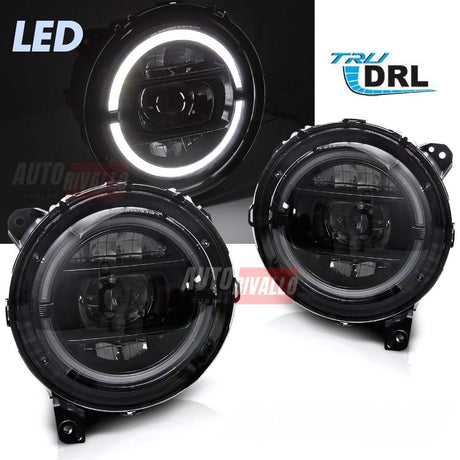 Jeep Wrangler IV JL 2017-2023 Fari Anteriori Full LED DRL