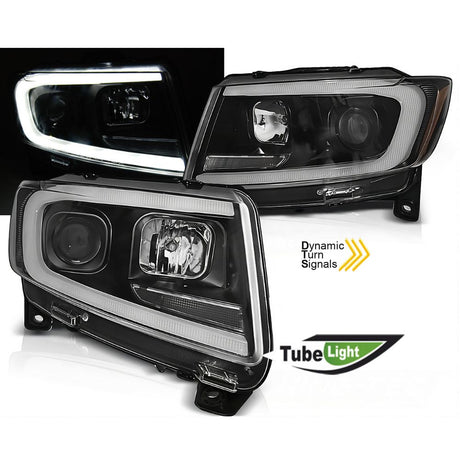 Jeep Grand Cherokee 4 2011-2013 Fari Anteriori LED Lightube