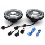 Jeep Wrangler llI JK 2007-2018 Fari Anteriori Full LED TFL Angel Eyes