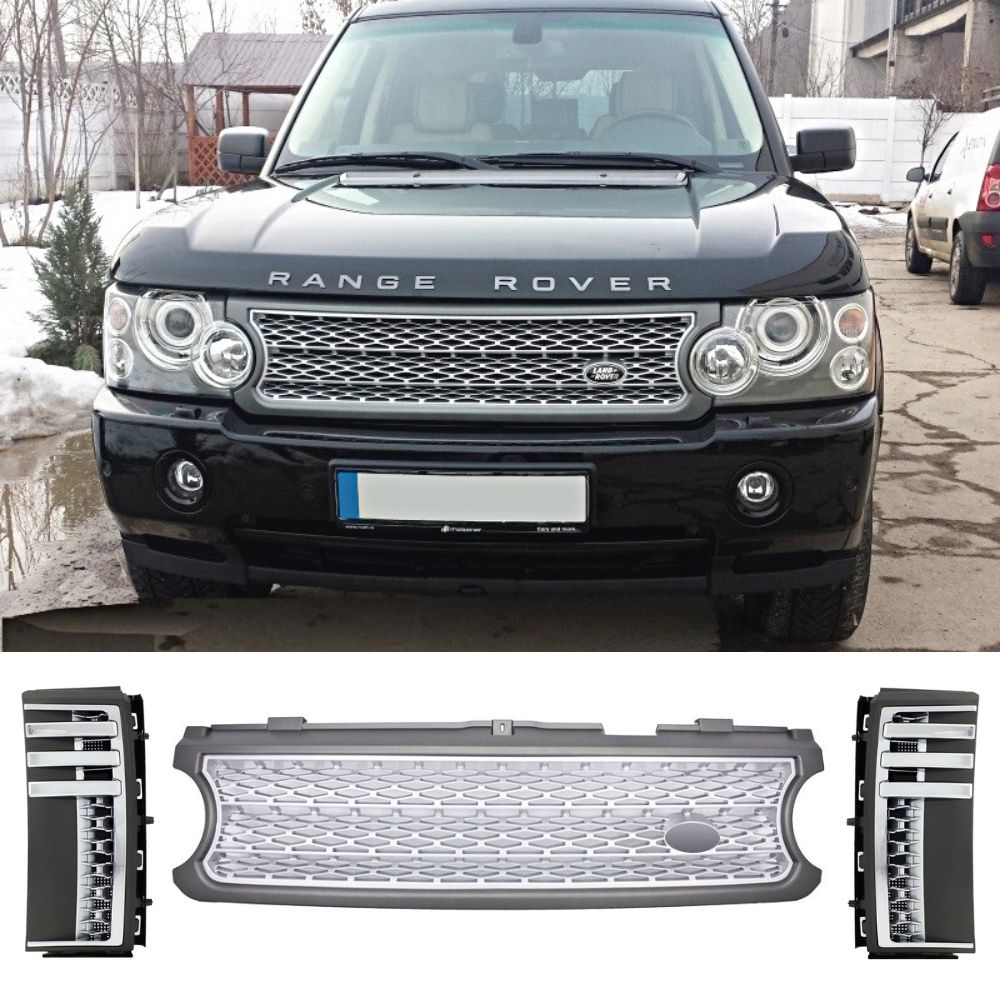 Range Rover Vogue III L322 06-09 Griglia Anteriore Prese d'aria Laterali