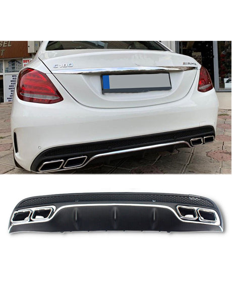 Mercedes C W205 S205 2014-2018 Diffusore AMG Line Look C63