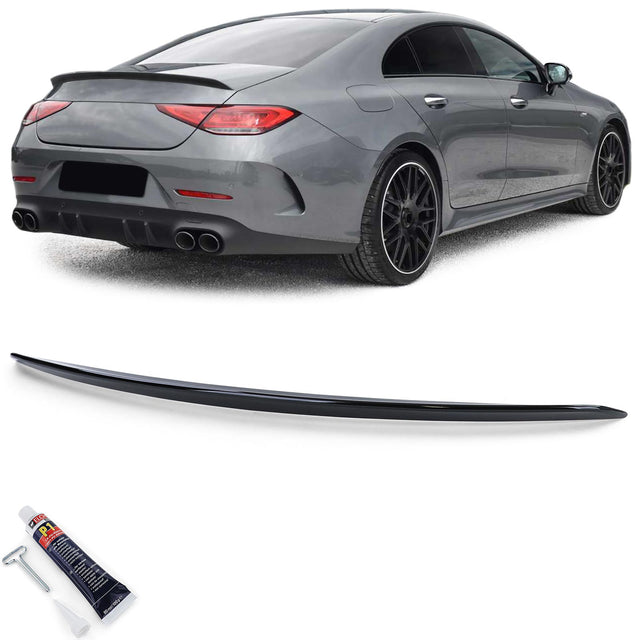 Mercedes CLS C257 2017-2023 Spoiler Cofano Nero Lucido