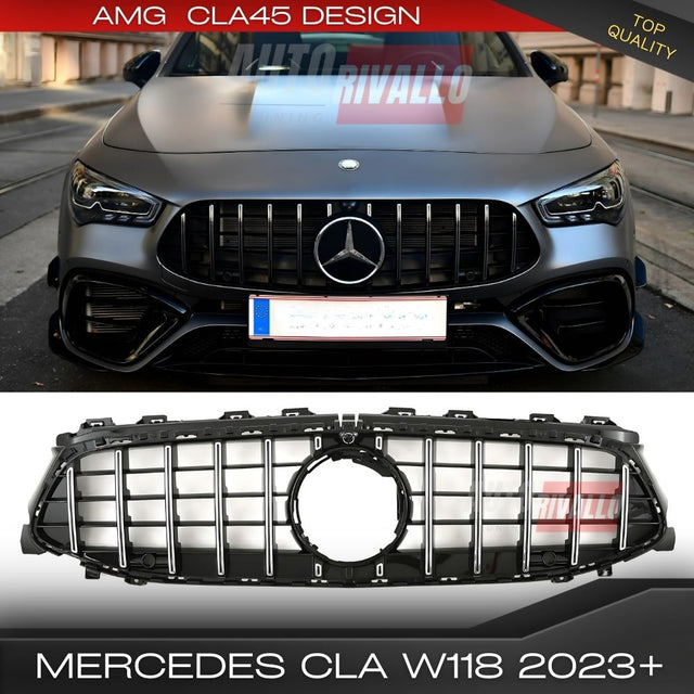 Mercedes CLA C118 X118 2023+ Griglia Anteriore AMG 45 Look