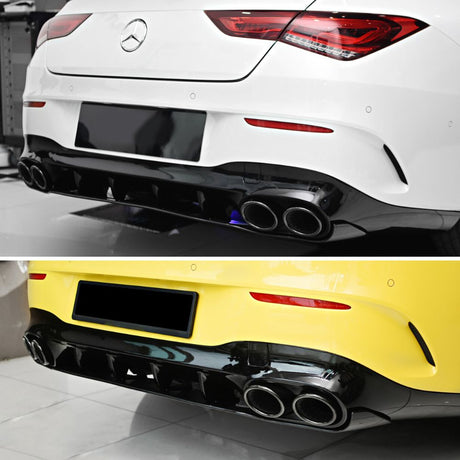 Mercedes CLA W118 2019-2023 AMG Line Diffusore A45S Look