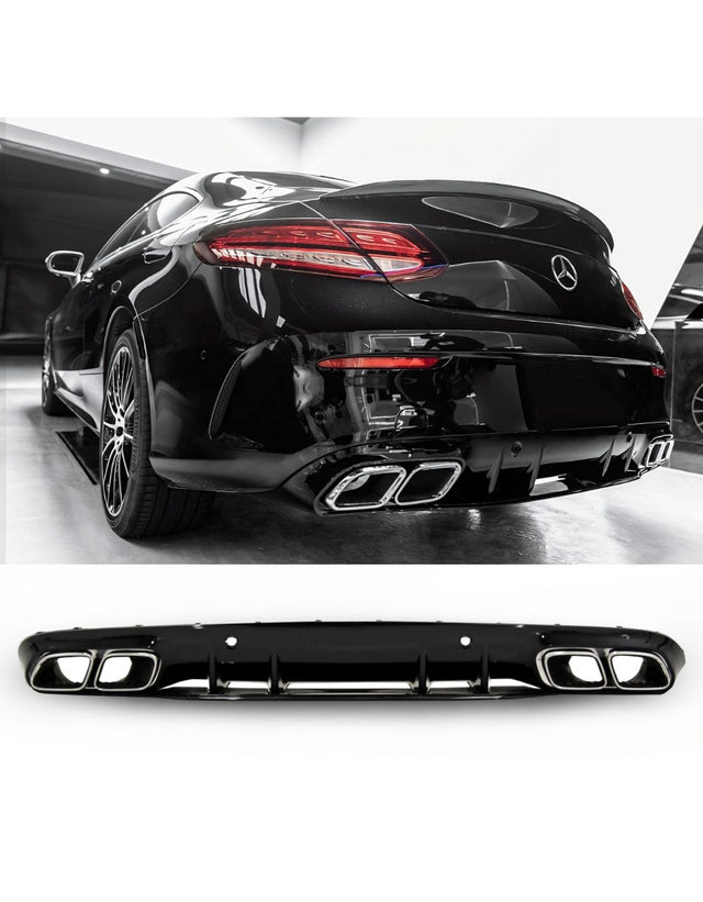 Mercedes C205 A205 2014-2021 Diffusore AMG Line C63S Look