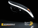 Mercedes Classe C W204 07-10 Fari Anteriori LED Freccia Sequenziale, Indicatori Dinamiche