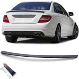 Mercedes C W204 Berlina 2007-2014 Spoiler Cofano Nero Lucido