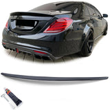 Mercedes Classe S W222 13-20 Spoiler Cofano Nero Lucido